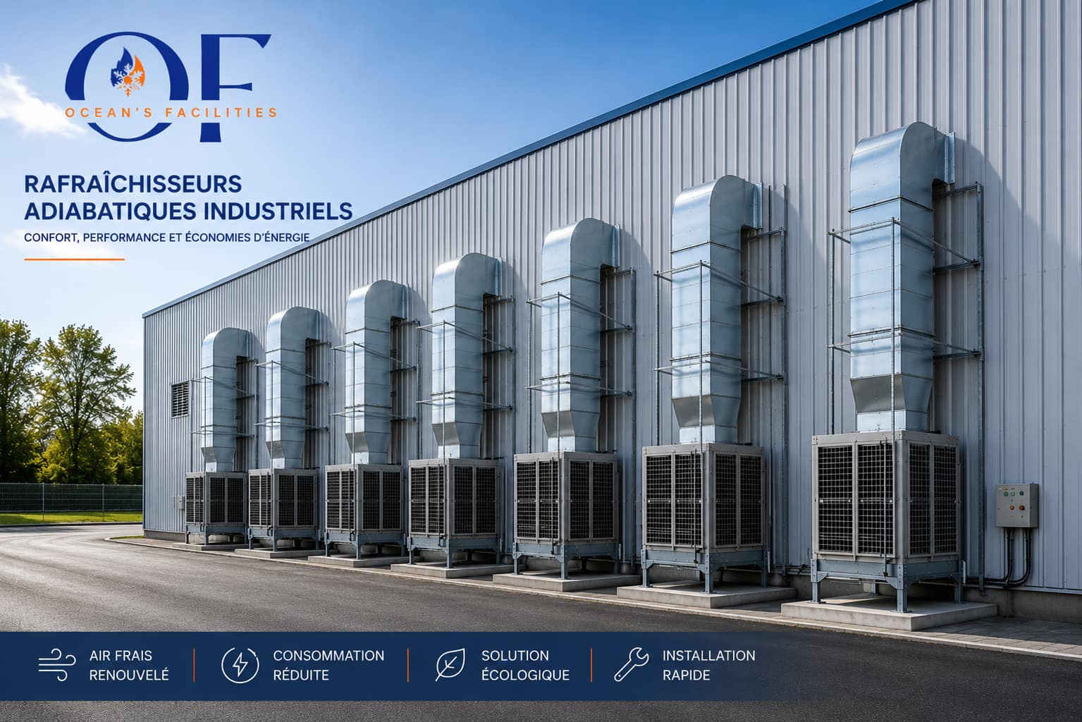 Rafraîchisseur d'air industriel : une solution N°1, économique et performante pour refroidir vos locaux 2 Rafraîchisseur d’air industriel : une solution N°1, économique et performante pour refroidir vos locaux