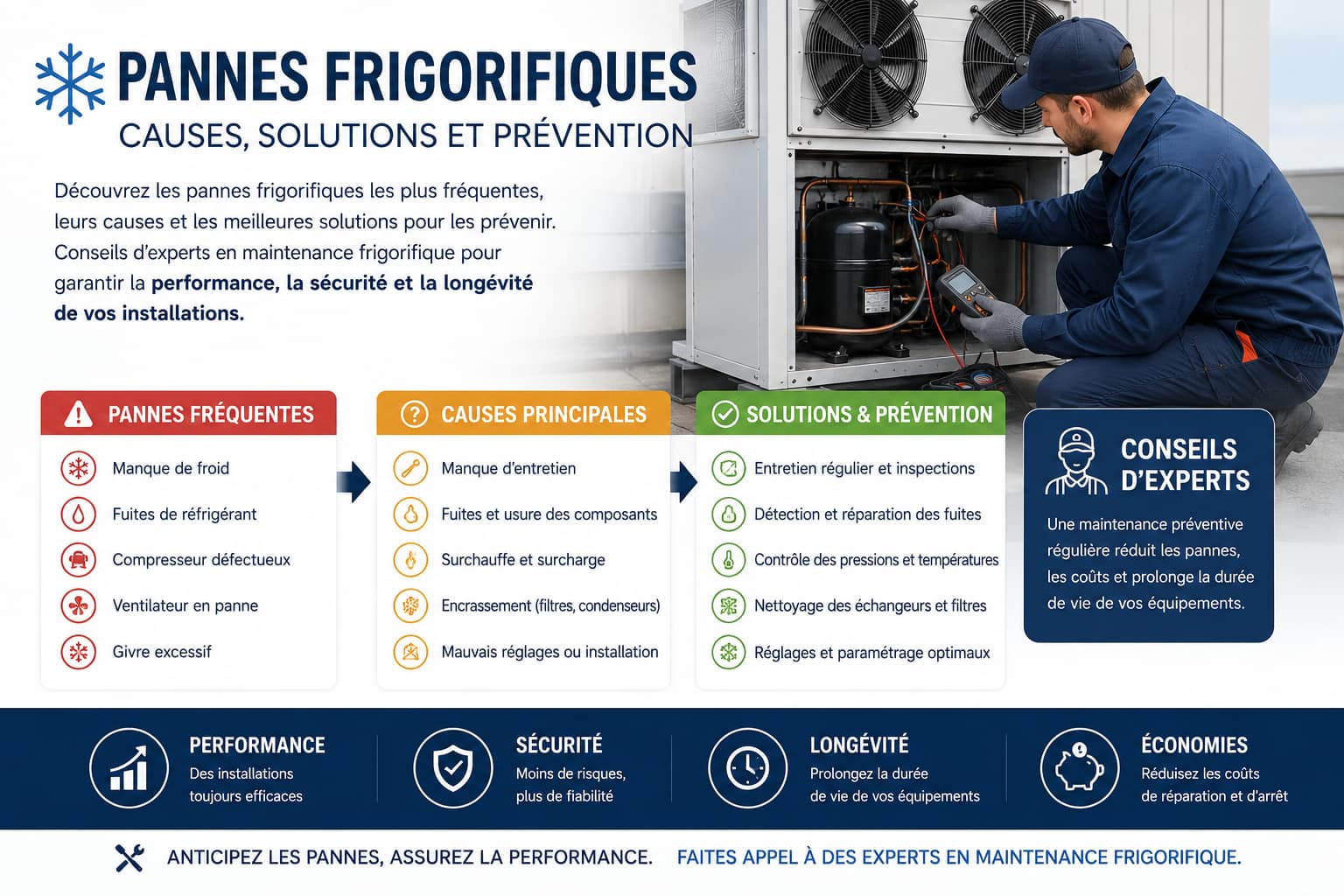 pannes frigorifiques