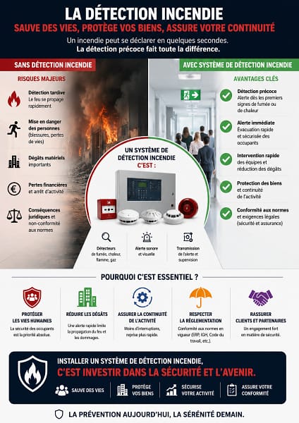 importance d'installation de système détection incendie